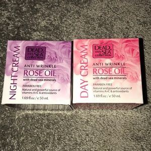COPY - Dead Sea anti wrinkle rose night day cream